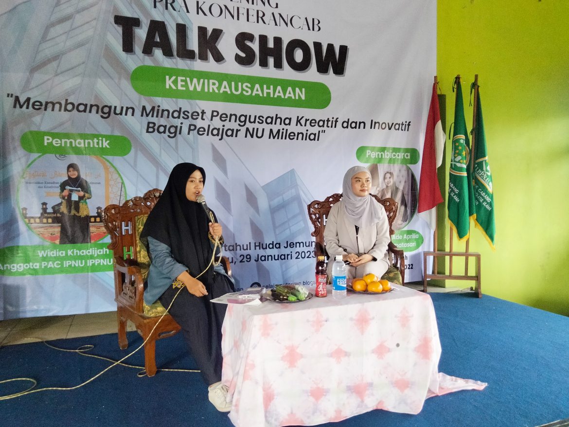 TalkShow Kewirausahaan PAC IPNU IPPNU Taman (Foto:NU'S)